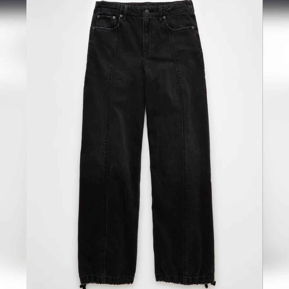 NWT AE Strigid Super High-Waisted Ultra Wide-Leg Jean